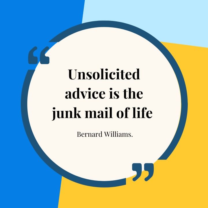 रिकामे सल्ले ? मदत की त्रास